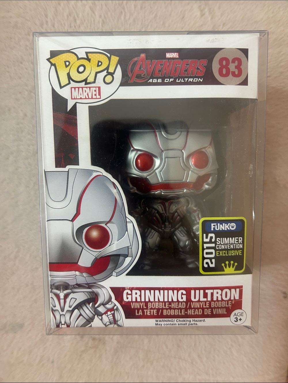 Funko Grinning Ultron Pop! Vinyl - Silver & Red